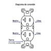 46100 - Contacto dúplex, 2 polos 3 hilos, 20 A, Standard, marfil