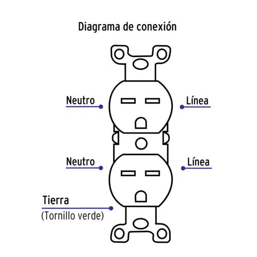 461043 46104 - Contacto dúplex, cara de chino, Standard, marfil, Volteck
