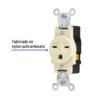 461101 46110 - Contacto sencillo, cara de chino, Standard, marfil, Volteck