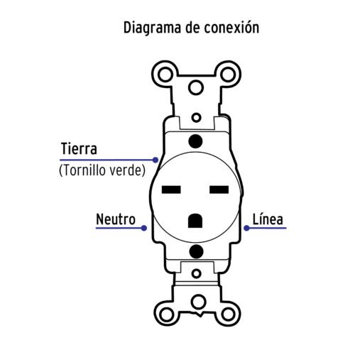461103 46110 - Contacto sencillo, cara de chino, Standard, marfil, Volteck