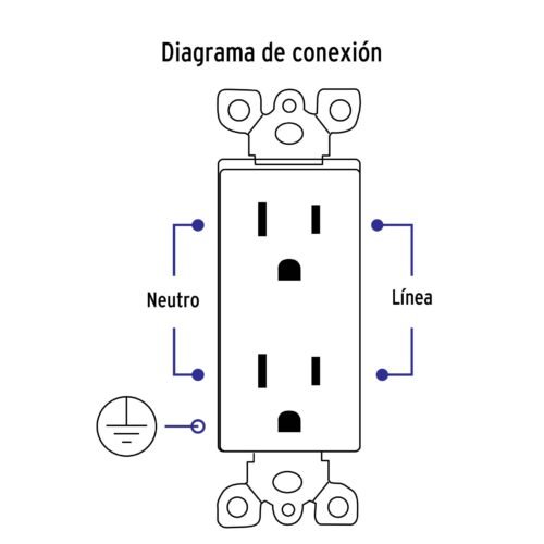 461113 46111 - Contacto dúplex, 2 polos tierra, línea Classic, Volteck