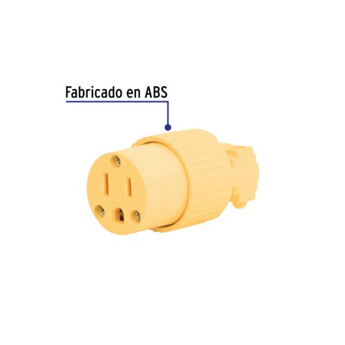 46117 - Contacto industrial plástico aterrizado, 2 polos??