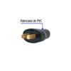 46122 - 2 Clavijas de PVC, Volteck