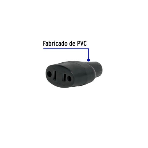 46123 - 2 Contactos de PVC, Volteck