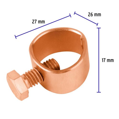 46125 - Conector para varilla a tierra, Volteck