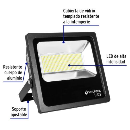46126 - Reflector delgado de LED 150 W luz de día, Volteck