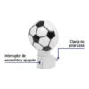 461331 46133 - Luz de noche con lámpara E12, balón soccer, Volteck