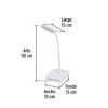 46189 - Lámpara de LED 5W cuello flexible para escritorio, Volteck