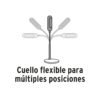 46189 - Lámpara de LED 5W cuello flexible para escritorio, Volteck