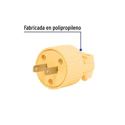 462041 46204 - Clavija industrial plástica polarizada, Volteck