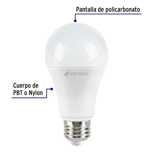 462211 46221 - Lámpara LED A19 14 W (equiv. 100 W) luz de día, caja Volteck