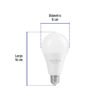 46222 - Lámpara LED A25 18 W (equiv. 125 W) luz de día, caja Volteck