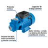 46237 - Bomba periférica 1/2HP, altura máx 30m, uso agrícola, FOSET
