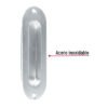 462391 46239 - Jaladera de embutir ovalada acabado cromo mate, HERMEX