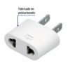 46245 - Adaptador barra redonda a plana, Volteck