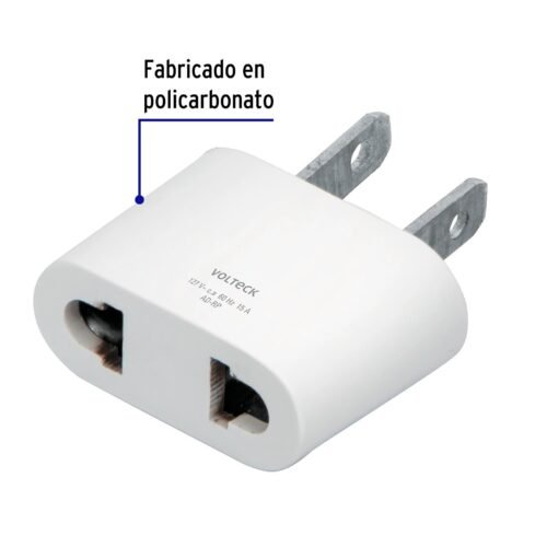 46245 - Adaptador barra redonda a plana, Volteck