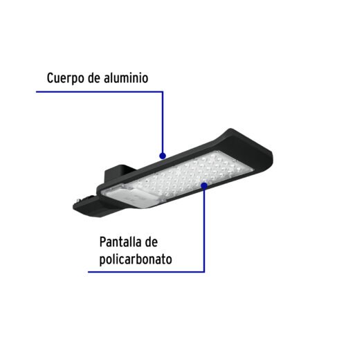 462583 46258 - Luminario suburbano plano de LED 50 W alta intensidad
