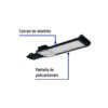 Web 46259 - Luminario suburbano plano de LED 100 W alta intensidad