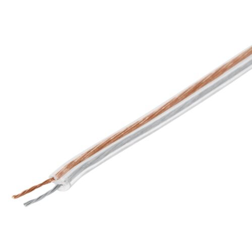 462712 46271 - Rollo de 100 m cable polarizado transparente p/bocina 20 AWG