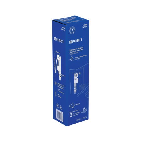 46285 - Válvula de llenado con ajuste de altura para WC, Foset