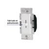 463001 46300 - Atenuador de luz deslizable, línea Classic, Volteck