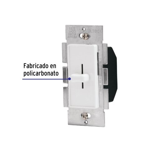 463001 46300 - Atenuador de luz deslizable, línea Classic, Volteck