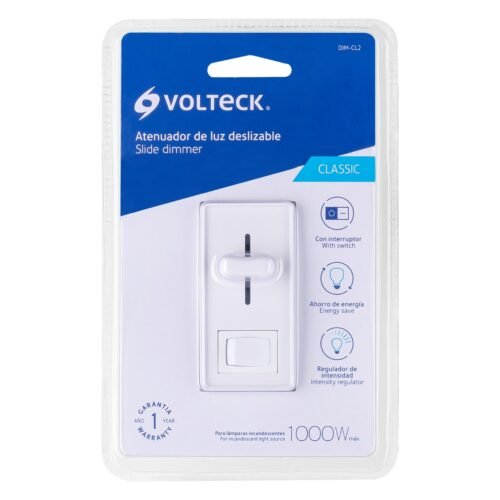 463014 46301 - Atenuador de Luz deslizable con interruptor, línea Classic