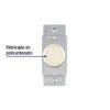 463021 46302 - Atenuador de luz giratorio, Standard, marfil, Volteck