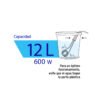 46305 - Calentador de inmersión p/agua #3 de 12 L, 600 W, Volteck