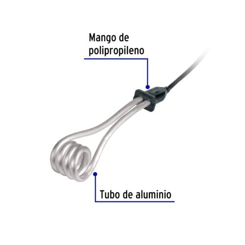46306 - Calentador de inmersión p/agua #4 de 15 L, 750 W, Volteck