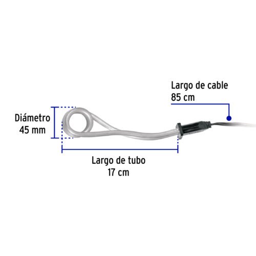 46306 - Calentador de inmersión p/agua #4 de 15 L, 750 W, Volteck