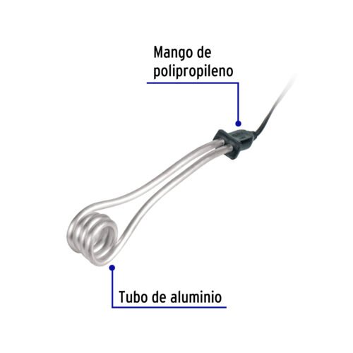 46307 - Calentador de inmersión p/agua #5 de 18 L, 900 W, Volteck