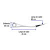 463082 46308 - Calentador de inmersión p/agua #6 de 23 L, 1100 W, Volteck