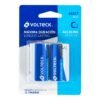 46317 46317 - Blíster con 2 pilas alcalinas C, VOLTECK