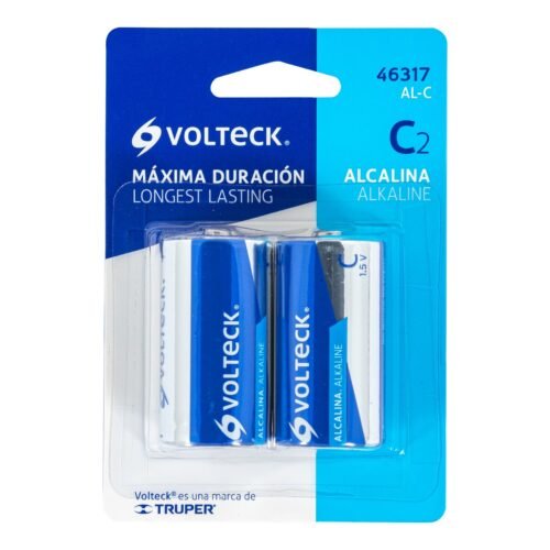 46317 46317 - Blíster con 2 pilas alcalinas C, VOLTECK