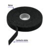 46326 - Rollo de 10 m de cinta reusable de contacto doble, Volteck