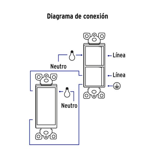 463373 46337 - Interruptor dúplex, 1 sencillo y 1 de 3 vías, línea Classic