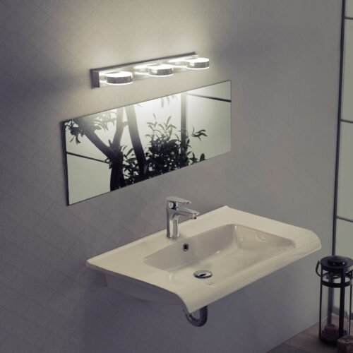 463461 46346 - Arbotante decorativo de LED 10 W con 3 spots para baño