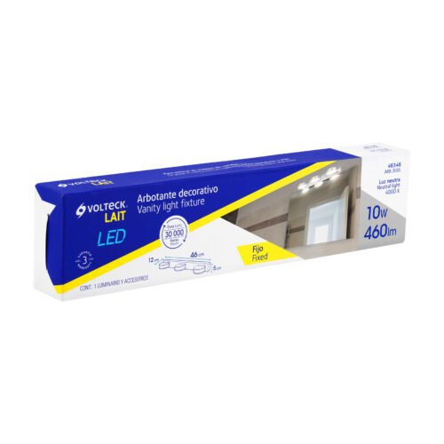 463465 46346 - Arbotante decorativo de LED 10 W con 3 spots para baño