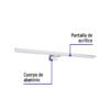 463472 46347 - Arbotante decorativo de LED 10 W tipo barra para baño