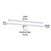 463473 46347 - Arbotante decorativo de LED 10 W tipo barra para baño