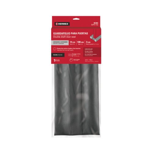 46364 - Guardapolvo con funda 95 cm, negro, HERMEX