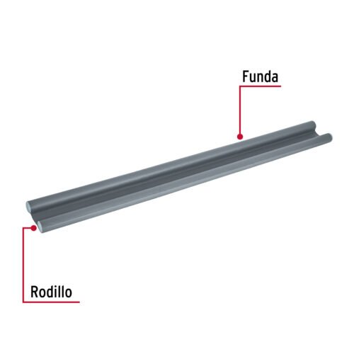46365 - Guardapolvo con funda 95 cm, gris, HERMEX