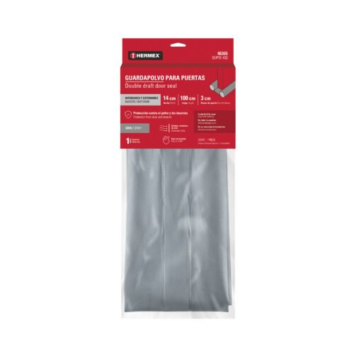 46365 - Guardapolvo con funda 95 cm, gris, HERMEX