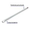 46374 - Tubo de LED T8 9 W base G13 pantalla policarbonato, Volteck