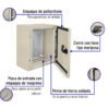 46381 - Gabinete metálico, 300 x 250 mm, VOLTECK