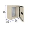46381 - Gabinete metálico, 300 x 250 mm, VOLTECK