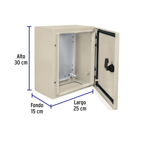 46381 - Gabinete metálico, 300 x 250 mm, VOLTECK