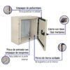 46382 - Gabinete metálico, 300 x 300 mm, VOLTECK