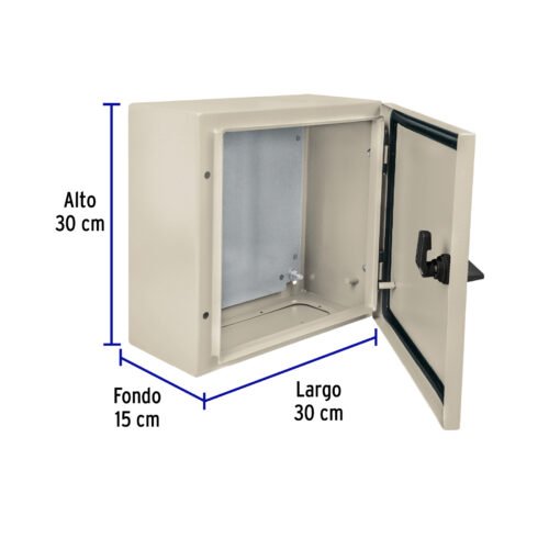 46382 - Gabinete metálico, 300 x 300 mm, VOLTECK